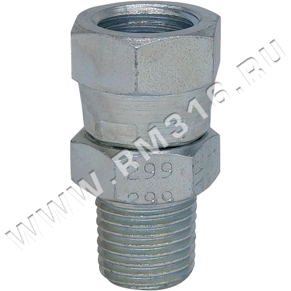 FT-299-44 АДАПТЕР ДЛЯ МАНОМЕТРА 1/4" BSP - 1/4" BSPT КОНИЧ. (TOGNELLA ...