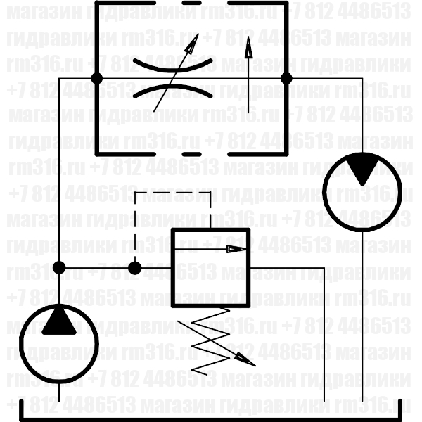 RFP2 двухлинейный регулятор потока с компенсацией по давлению