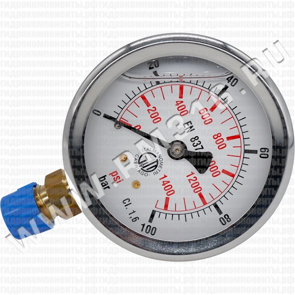 MGR-100-BAR/PSI-A (M635RL100) Манометр виброустойчивый, радиальное присоединение