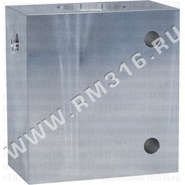 LHCY Корпус (алюминий) для ввертного гидравлического клапана (гидроклапана), 1 1/4" и 1/4" BSP, гнездо T-17A (SUN), резьба под клапан M36x2