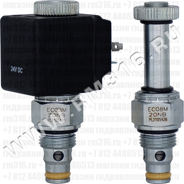 EC08M/20NB Двухлинейный гидравлический клапан (гидроклапан) картриджного (ввертного) исполнения