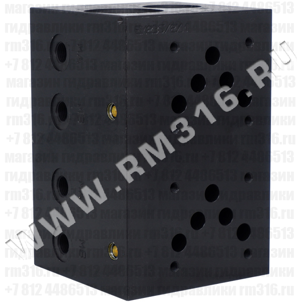 EM235/2YM Плита CETOP 5 NG10, Ду=10 мм под 2 гидрораспределителя