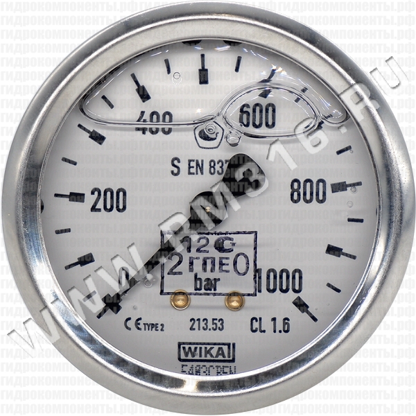 Манометр 1000 бар осевой
