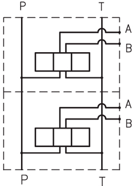 BA214/2 Atos плита CETOP5