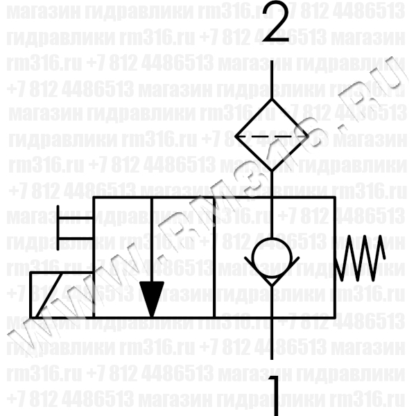 EC082A-CNV EVE6 Oleoweb клапан гидравлический