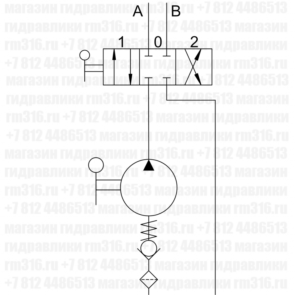 PMD-6-s Гидросхема ручного насоса