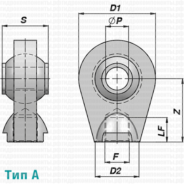 КУПИТЬ CSR ТИП A,B,C ПРОУШИНА ПРИВАРНАЯ ДЛЯ ГИДРОЦИЛИНДРОВ, ПРИМЕНЯЕМЫХ В СЕЛЬХОЗТЕХНИКЕ CONTARINI