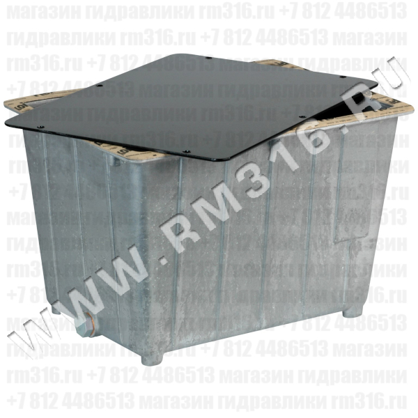 CP10GC Гидравлический бак для маслостанции (алюминий), 10 литров, 340x247x220 мм, в комплекте с уплотнением GCP10, с крышкой (OMT, Италия)