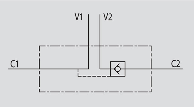 VBPSE 3/8" PS (V0231) Односторонний (одноклапанный) гидрозамок Гидрозамок VBPSE PS купить