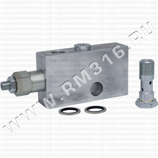 Тормозной клапан (клапан торможения) N01.614.0X0 (OWC-60-SE-38-14FCB-X замена 001.024.0Y0)