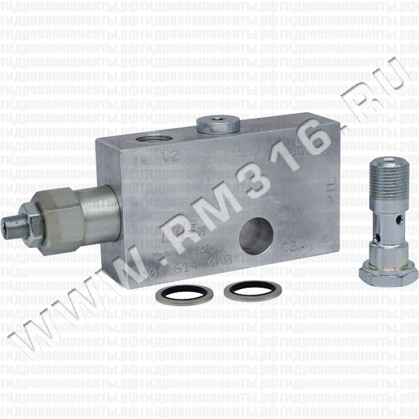 Тормозной клапан (клапан торможения) OWC-60-SE-38-14FCB-X 001.024.0Y0) Тормозной клапан (клапан торможения) N01.614.0X0 (OWC-60-SE-38-14FCB-X замена 001.024.0Y0)