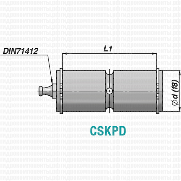 CSKPD ЗАМЫКАЮЩИЙ ШТИФТ - ISO 8132 (CONTARINI, ИТАЛИЯ)