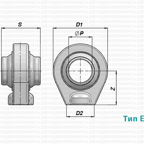 CSR ПРОУШИНА ДЛЯ ГИДРОЦИЛИНДРА ПРИВАРНАЯ ДЛЯ ГИДРОЦИЛИНДРОВ, ПРИМЕНЯЕМЫХ В СЕЛЬХОЗТЕХНИКЕ CONTARINI
