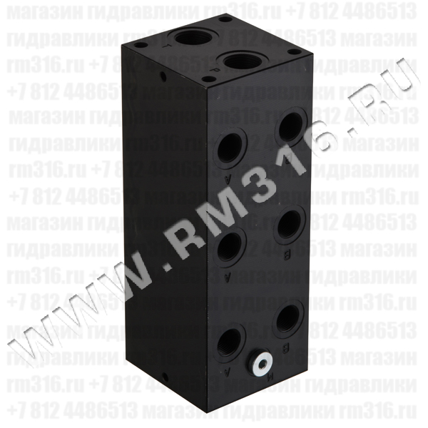 EM205/3Y Плита CETOP 5 NG10, Ду=10 мм под 3 гидрораспределителя