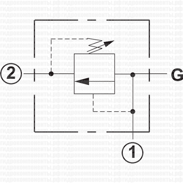 RDHA (RPIC) SUN HYDRAULICS гидросхема