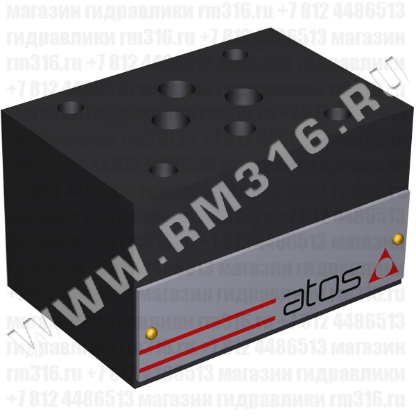 SHR-016 Обратный клапан модульного типа, однолинейный (действует на канал Т), Ду = 6 мм (СЕТОР 03), 60 л/мин (Atos Shanghai, Китай)