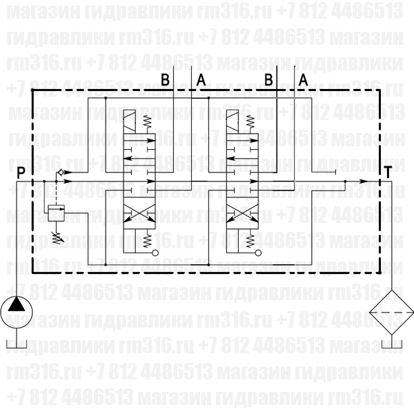 Q45/2 F1SR(250)-2X103/A1/D41-F3D-12V.DC Гидрораспределитель