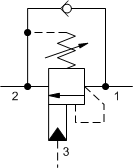 Тормозной гидравлический клапан CBCA, CBCG Sun Hydraulics