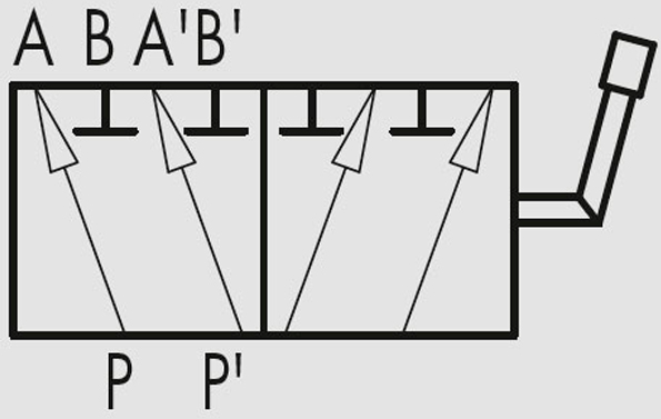 DF6A- шестилинейный (шестиходовой) дивертор DF 6A