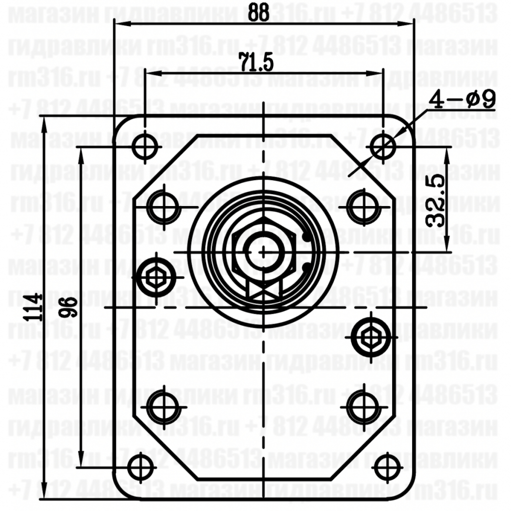 Составной (тандемный) шестеренный насос (Китай)