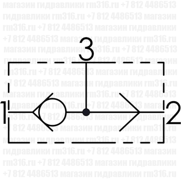 VUSF Oleoweb клапан ИЛИ VUSF Oleoweb, гидравлическая схема