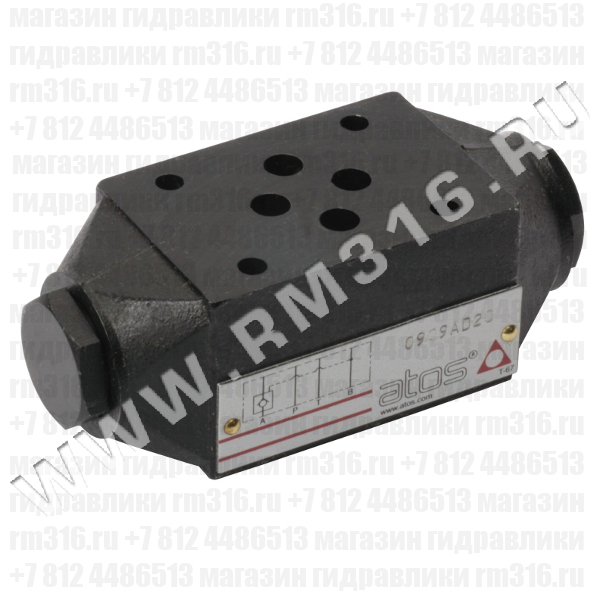 SHR-013 Гидрозамок модульного типа, однолинейный (действует на канал А), Ду = 6 мм (СЕТОР 03), 60 л/мин (Atos Shanghai, Китай)