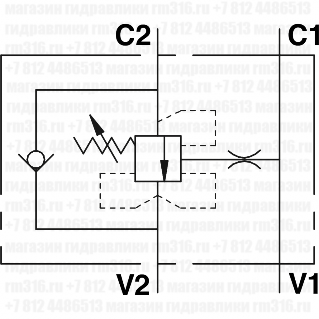 Тормозной клапан VBCD SE CC V0407 VBCD 3/8" SE CC, V0408 VBCD 1/2" SE CC, V0409 VBCD 3/4" SE CC