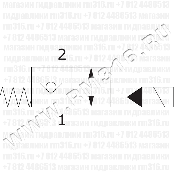 EC08M/20NB Walvoil гидроклапан