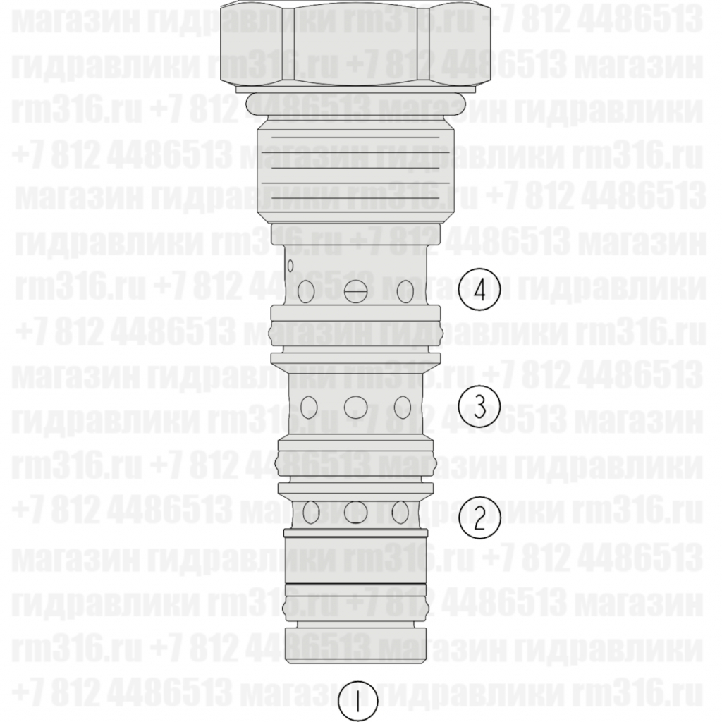 HTD10-40 HydraForce HTD10-40 гидроклапан