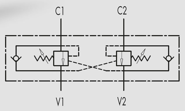 001.259.0X0 (WB-C-DE-LU-12-X) гидролапан для гидроцилиндра