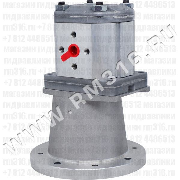 LMG161MFS2004S Колокол (переходник) 160 мм, для соединения электродвигателя типа АИР63 (*) с шестерённым насосом 2 группы (2) со стандартным европейским фланцем Ø = 36,5 мм (96 x 72 мм): 2SP-A, 2SP-G (Galtech), ALP2, GHP2 (Marzocchi)