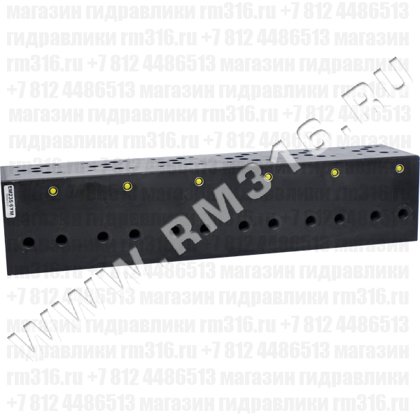 EM235/6YM Плита CETOP 5 NG10, Ду=10 мм под 6 гидрораспределителей