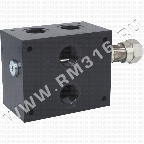 ES5B34PLX3F Плита с предохранительным клапаном под гидрораспределитель по стандарту CETOP 05 (Ду=10 мм)